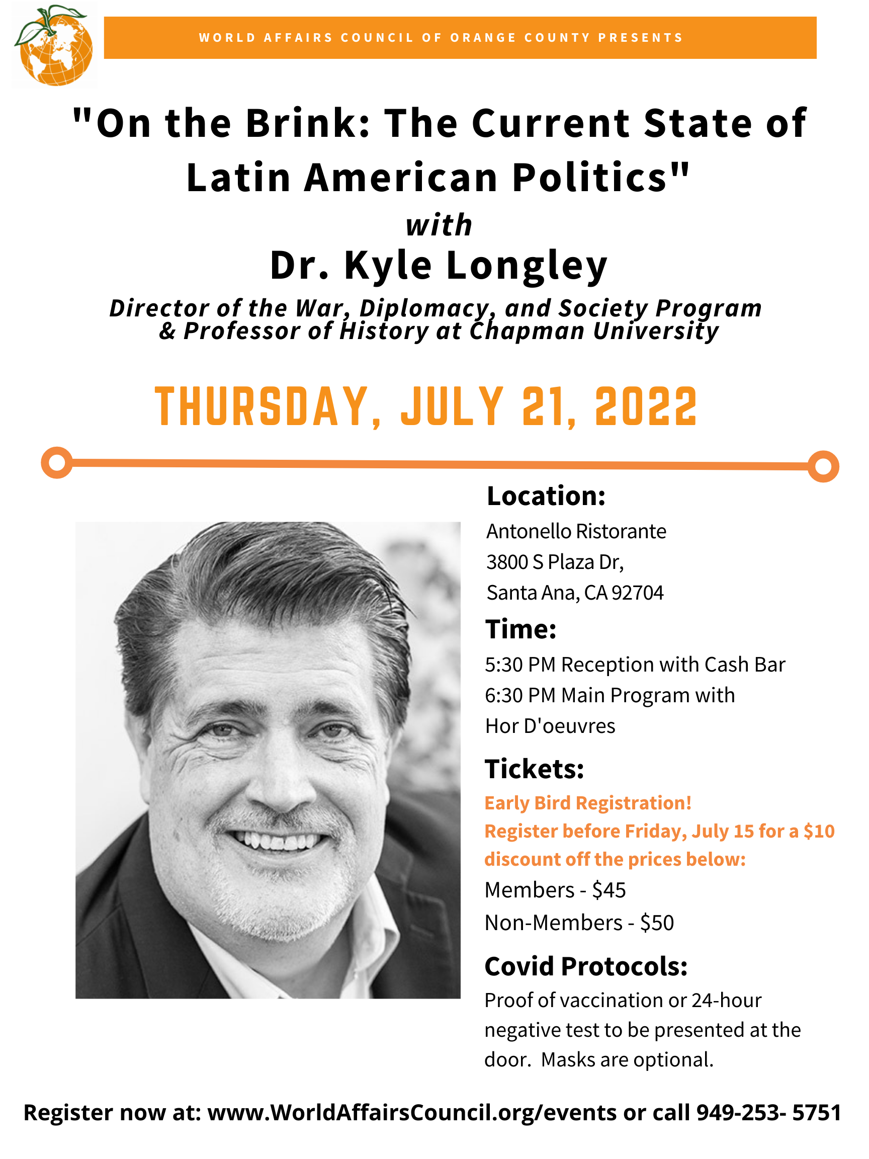"On the Brink: The Current State of Latin American Politics" with Dr. Kyle Longley