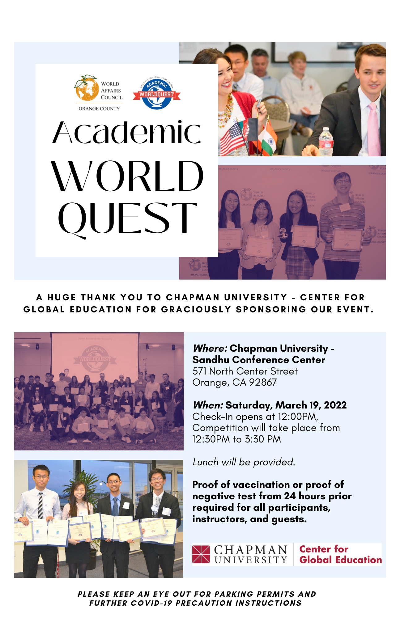 "Academic WorldQuest 2022"