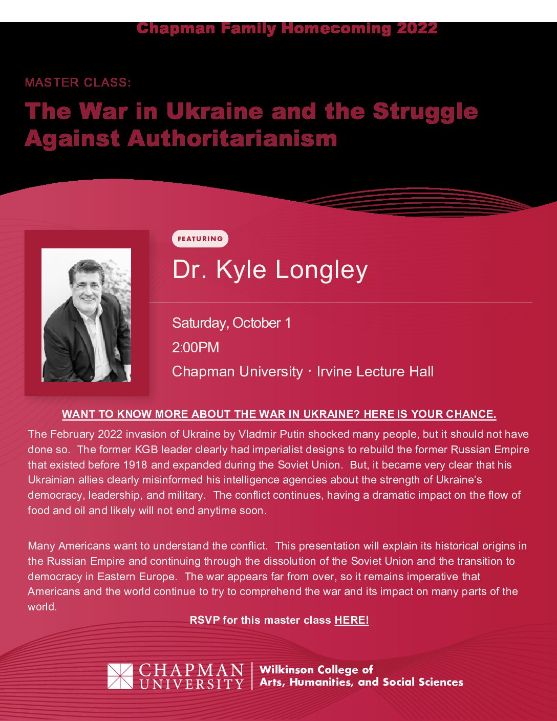 Master Class: The War in Ukraine and the Struggle Against Authoritarianism