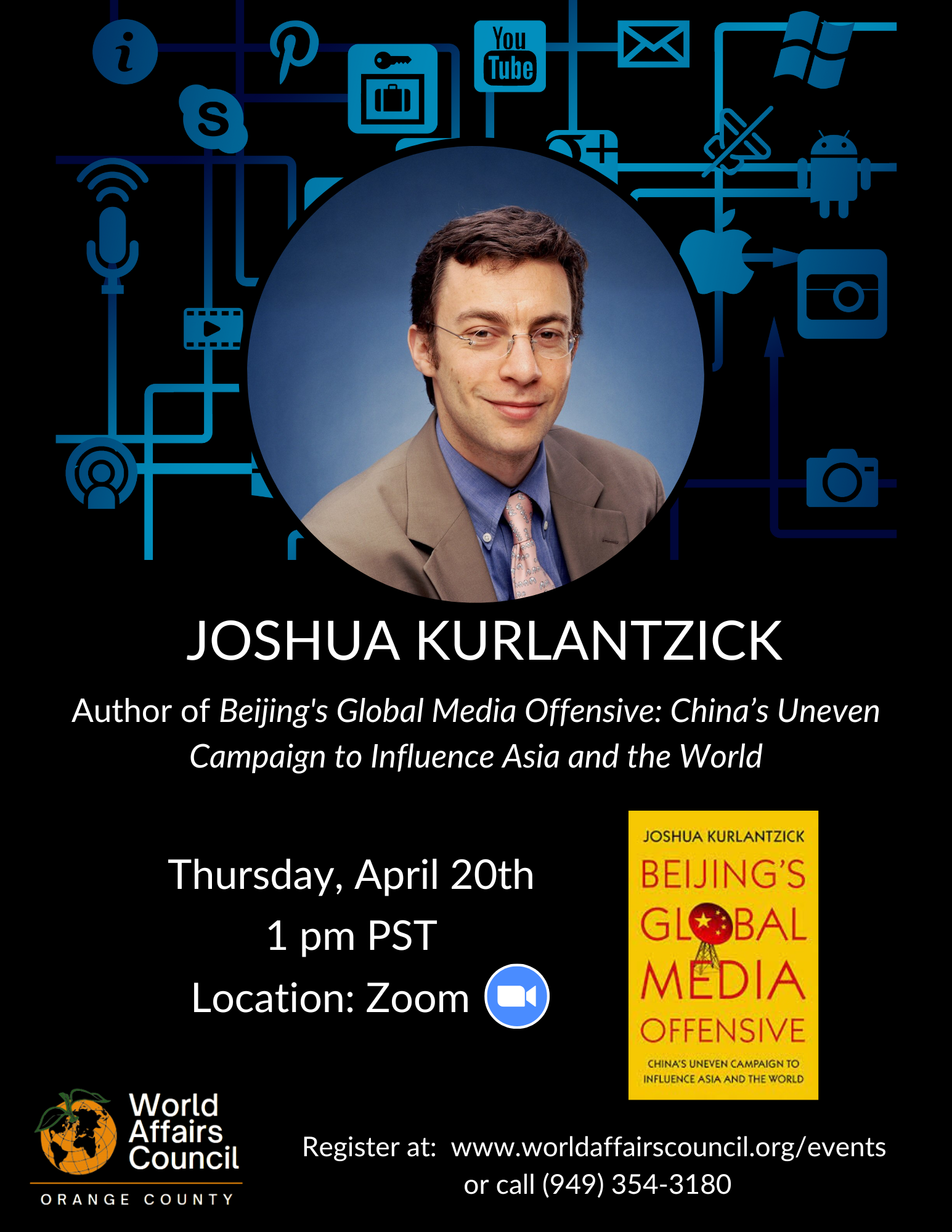 Beijing's Global Media Offensive: China’s Uneven Campaign to Influence Asia and the World Featuring Josh Kurlantzick