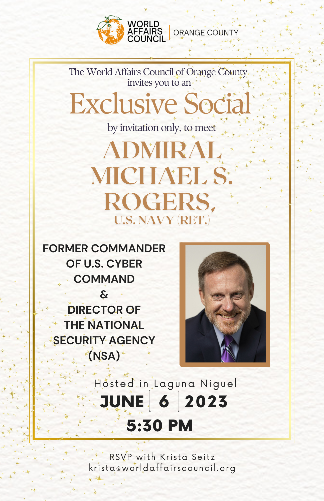 An Exclusive Social with Admiral Michael S. Rogers