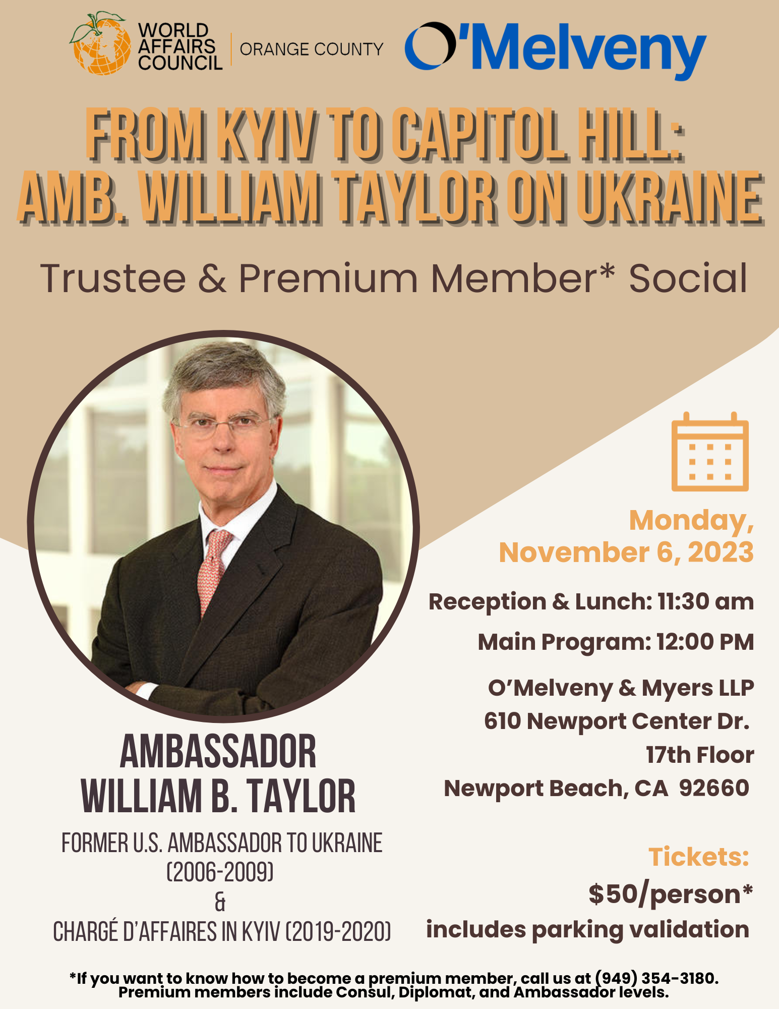 From Kyiv to Capitol Hill: Ambassador William Taylor on Ukraine