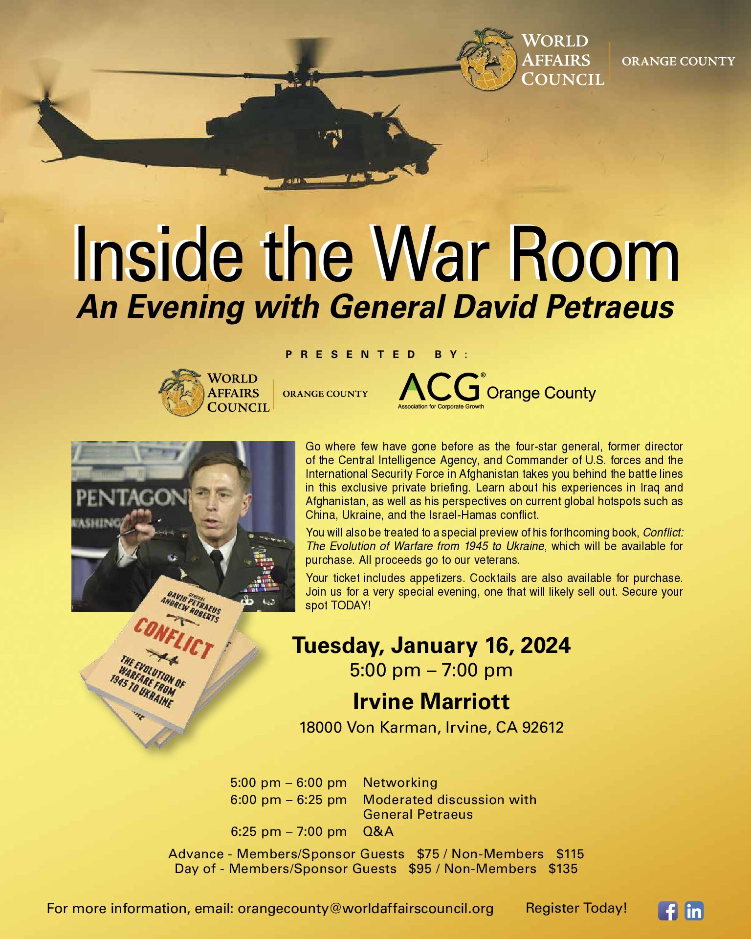 Inside the War Room: An Evening with General David Petraeus