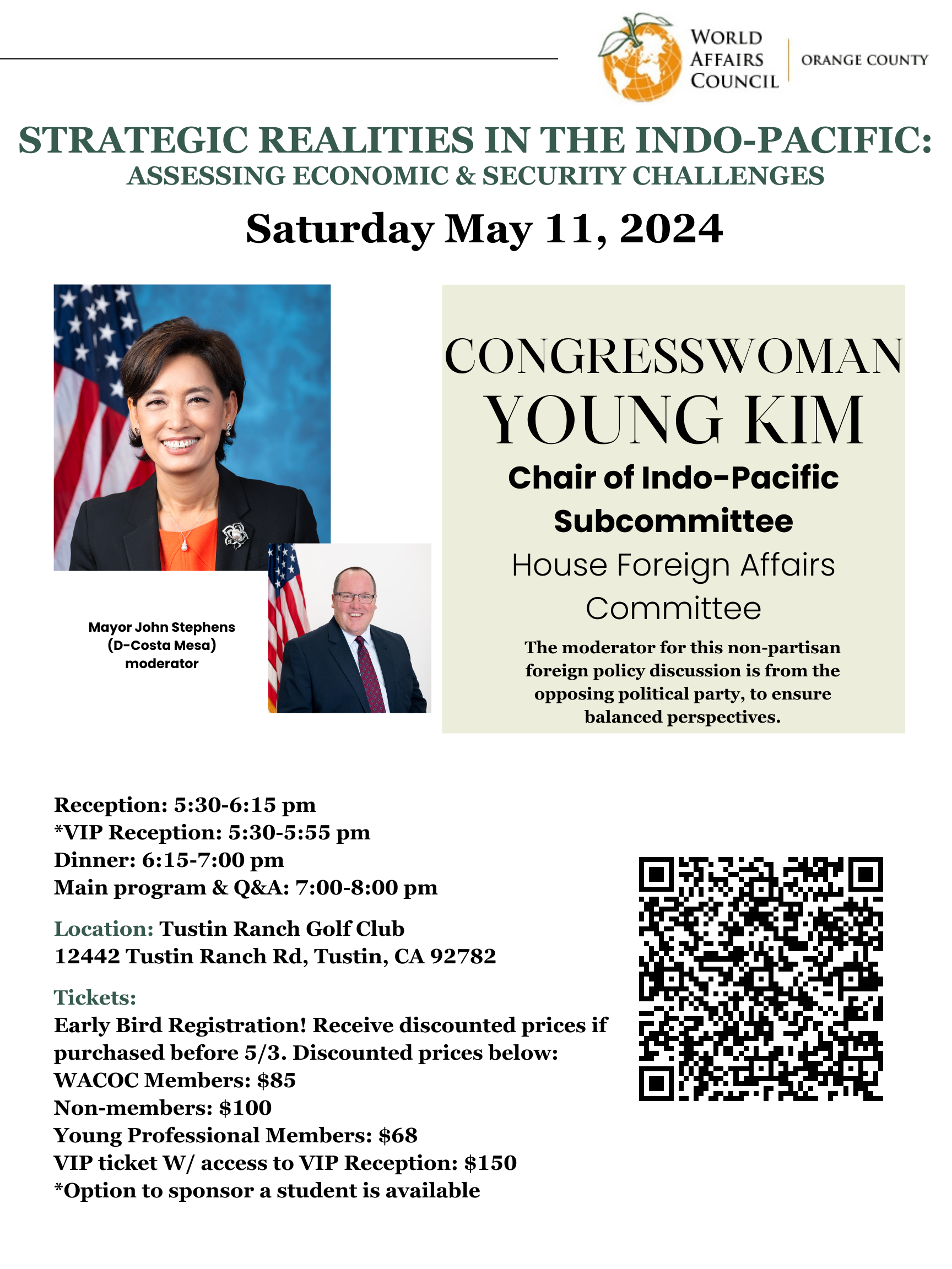"Strategic Realities in the Indo-Pacific" with Congresswoman Young Kim