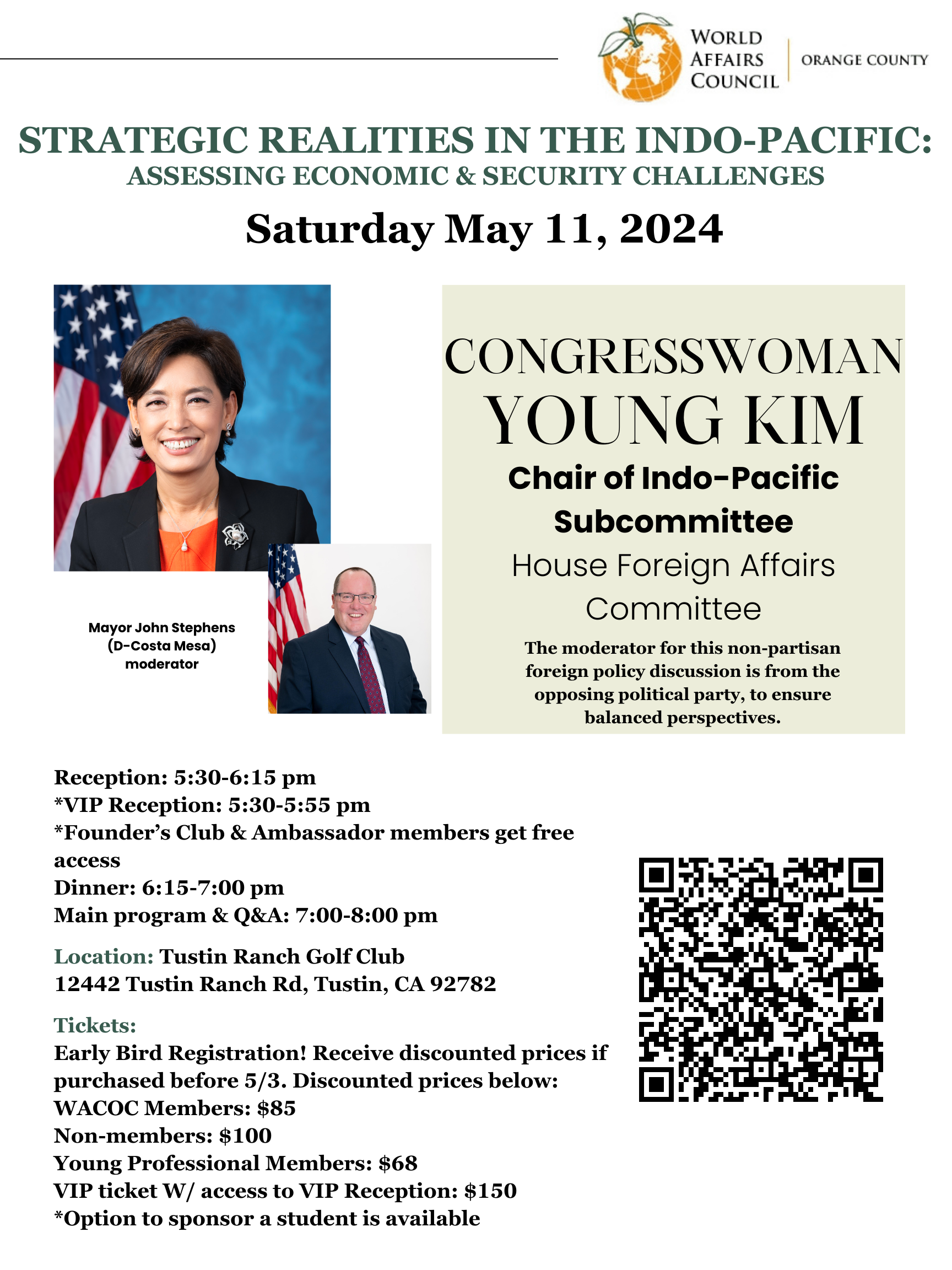 "Strategic Realities in the Indo-Pacific" with Congresswoman Young Kim