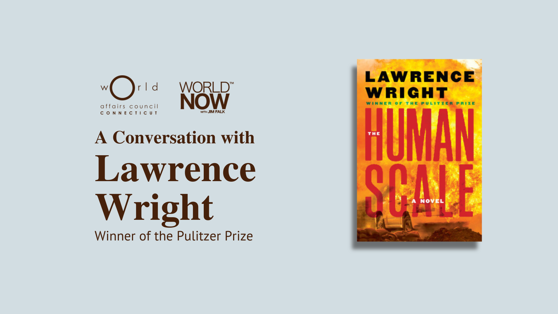 PARTNER WEBINAR - Human Scale: A Conversation with Lawrence Wright | WorldNow