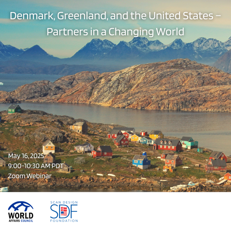 PARTNER EVENT: Denmark, Greenland, and the United States–Partners in a Changing World
