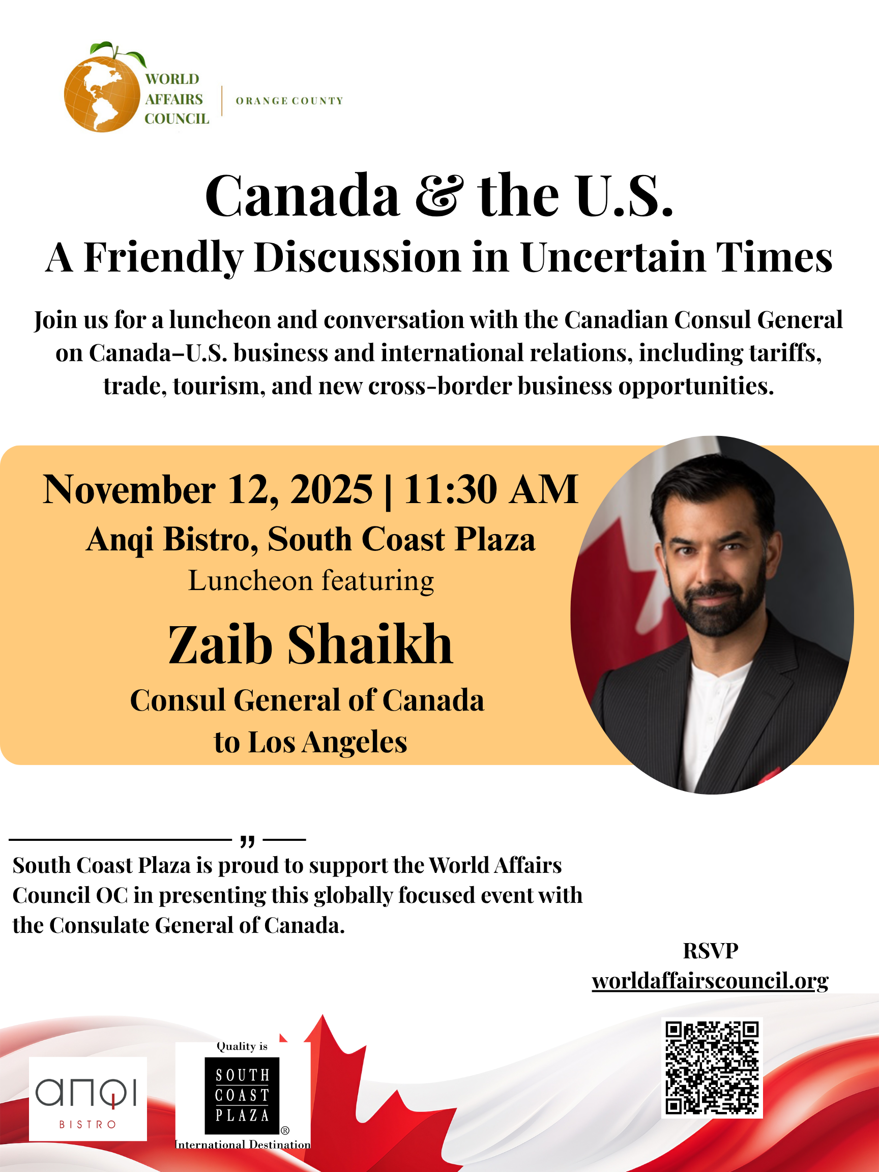 Canada & the U.S.: A Friendly Discussion in Uncertain Times - World ...
