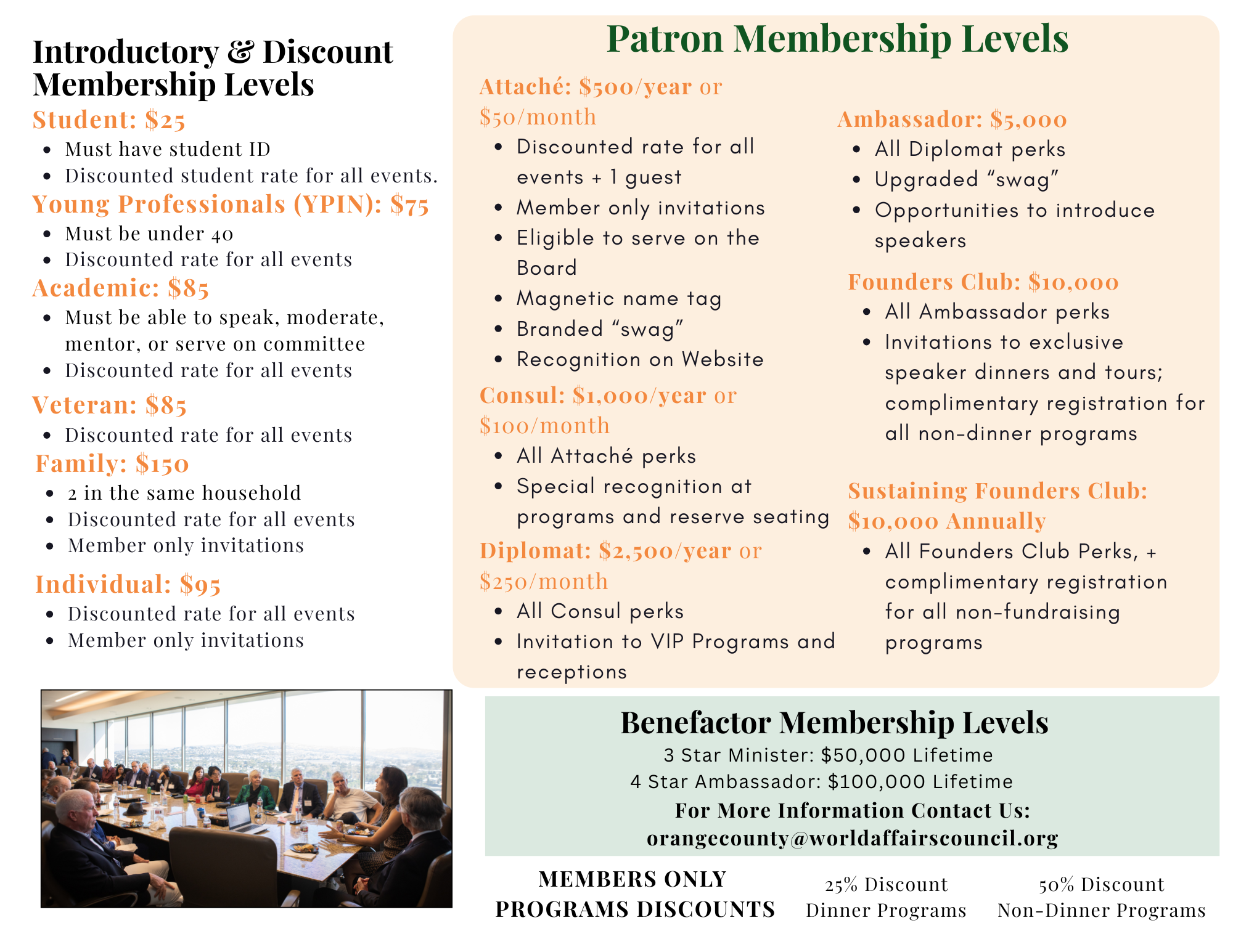 Memberships 2026